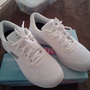 Skechers Shoes Womens Size 8 White Skech-Lite Air-Cooled Memory Foam 149991